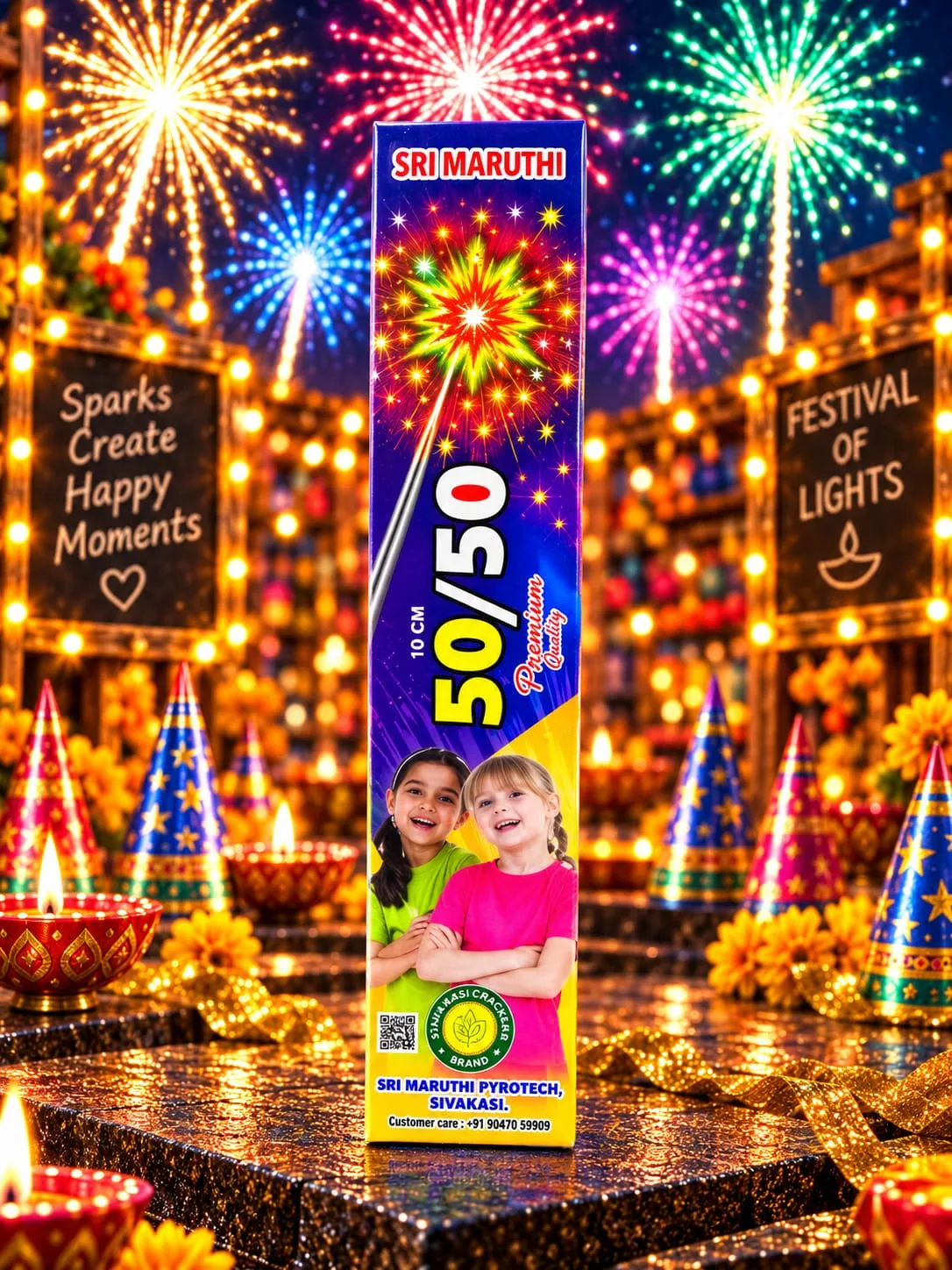 10CM (50/50) Sparklers - AS Pyro Park
