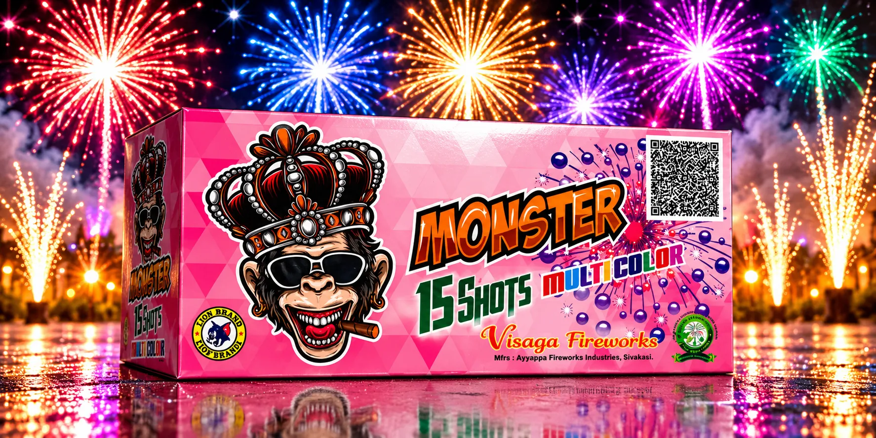 15 shot crackling  - Fancy Novelties | AS Pyro Park Sivakasi