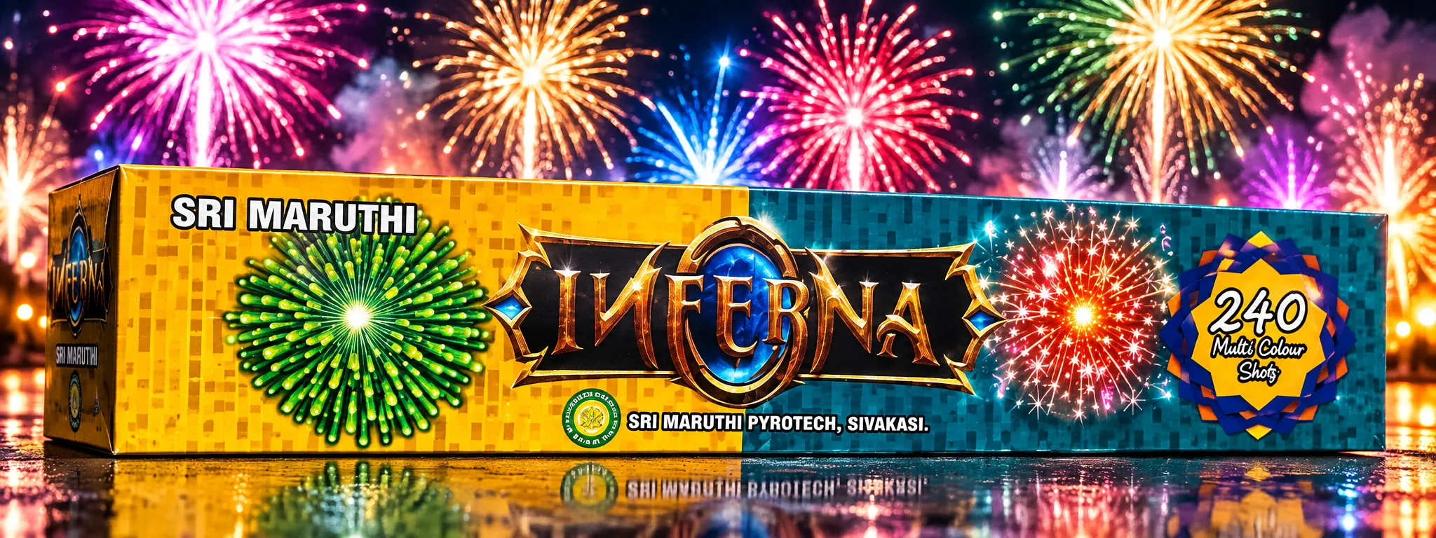 240 shot crackling  - Fancy Novelties | AS Pyro Park Sivakasi