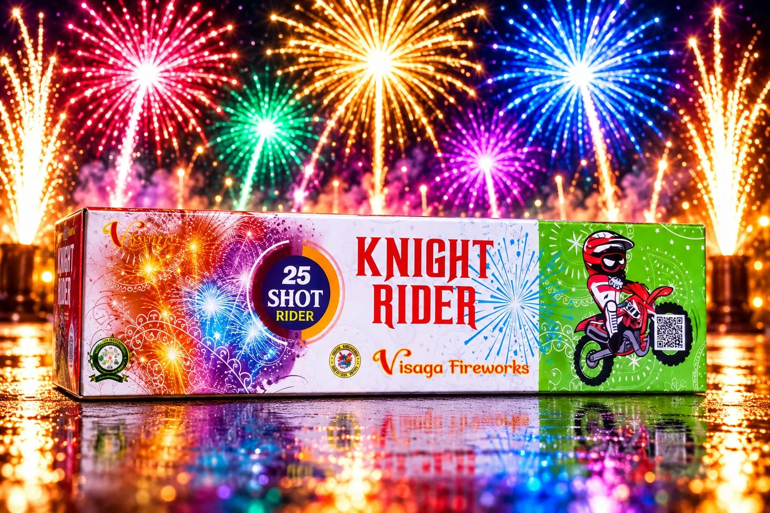 25 Shot Knight Rider - AS Pyro Park