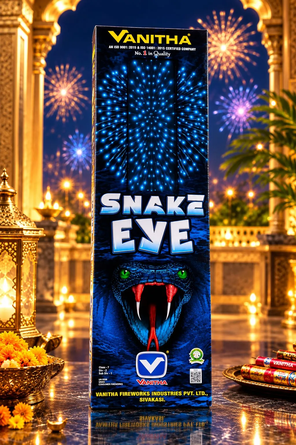 8 Inch Snake Eye (Fancy) - Fancy Novelties | AS Pyro Park Sivakasi