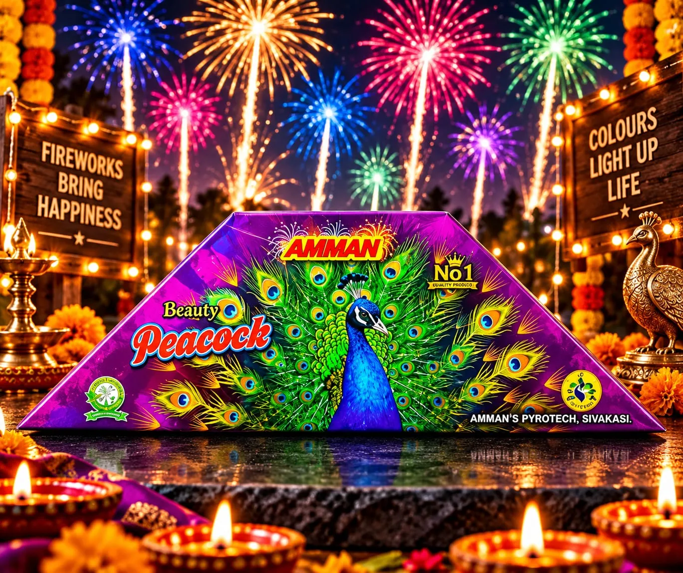 Colour Peacock - Kids Special  | AS Pyro Park Sivakasi