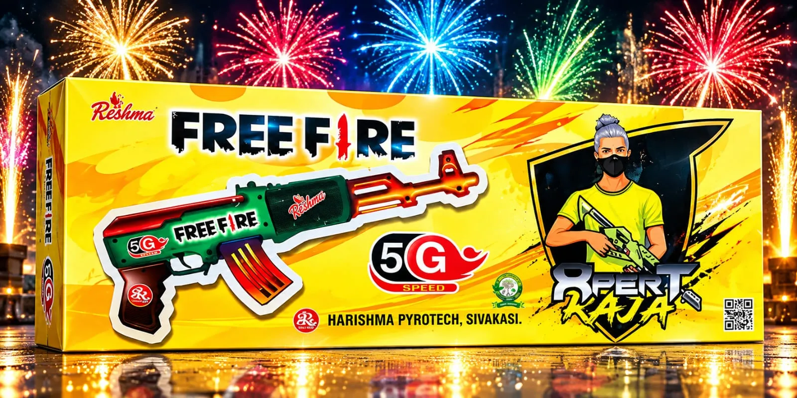 Free fire 5G gun - AS Pyro Park
