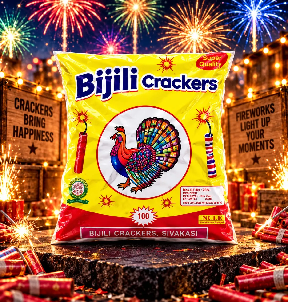 Red Bijili(100Pcs) - AS Pyro Park