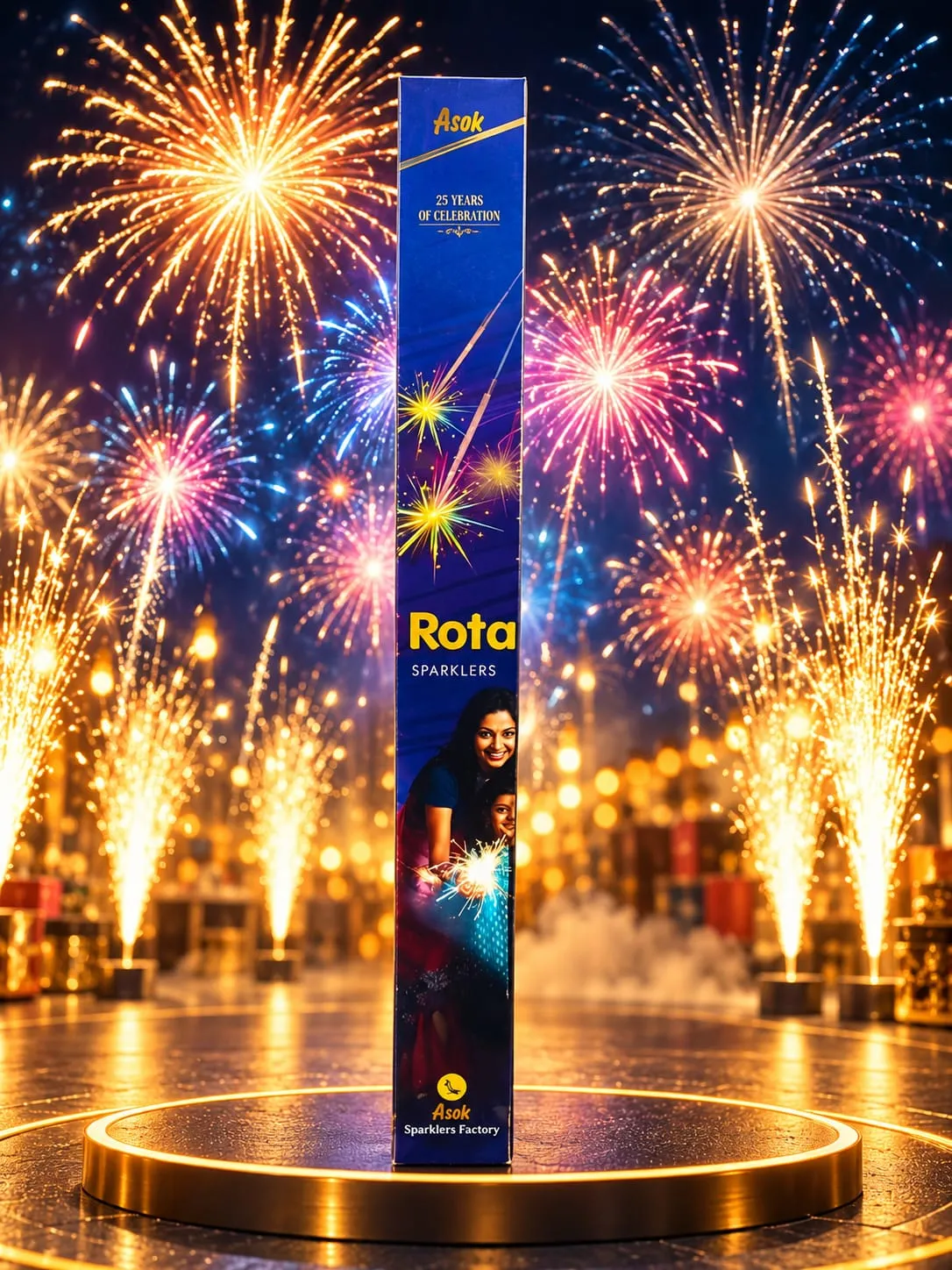 Rotating sparklers - Sparklers | AS Pyro Park Sivakasi